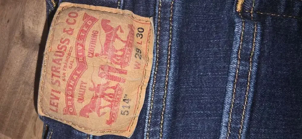 Levi's 514 Straight Fit Dark Wash Jeans Size 29x30